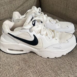 Nike Air Max White with Black Accents